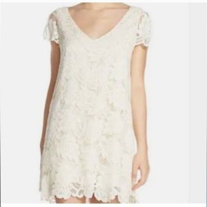 BB Dakota White Lace Mini dress